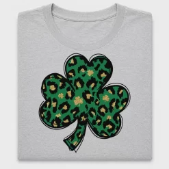 Leopard Shamrock DTF Transfer