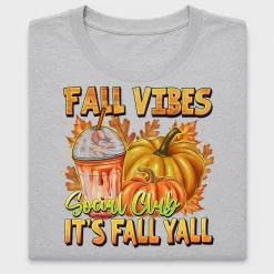 Fall Vibes Social Club DTF Transfer