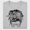 Messy Bun Leopard Print DTF Transfer