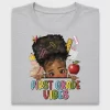 First Grade Vibes Black Girl DTF Transfer