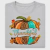Thankful Pumpkin Western DTF Transfer