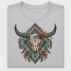 Boho Bull Skull DTF Transfer