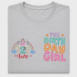 Unicorn 2nd Birthday Girl DTF Transfer