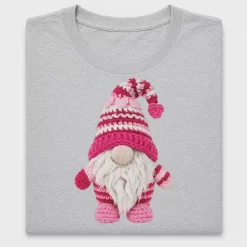 Crochet Valentines Gnome DTF Transfer