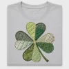 Patchwork Shamrock DTF Transfer