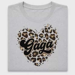 Retro Gaga Leopard Heart DTF Transfer