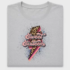 Sweet Sixteen Leopard Lightning DTF Transfer
