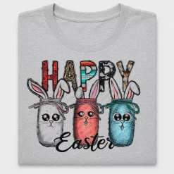 Happy Easter Bunny Jars DTF Transfer