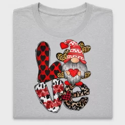 Valentine Gnome DTF Transfer Design