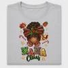 Nana Claus Afro Christmas DTF Transfer