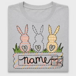 Easter Bunny Trio DTF Transfer