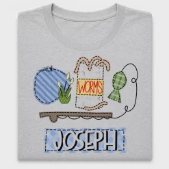 Personalized Fishing Worms DTF Transfer