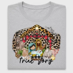 Nativity Stable True Story DTF Transfer
