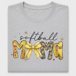 Softball Mom Personalized DTF Transfer