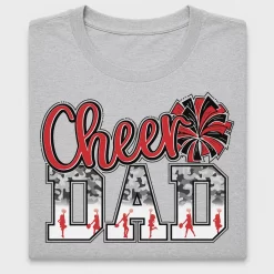 Cheer Dad Camo DTF Transfer