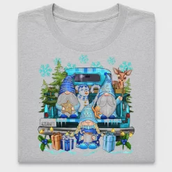 Christmas Gnome Truck DTF Transfer