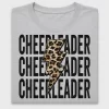 Leopard Cheetah Cheerleader DTF Transfer