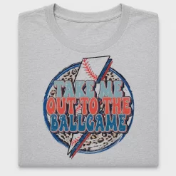 Retro Baseball Cheetah DTF Transfer