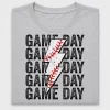 Game Day Baseball Lightning DTF Transfer