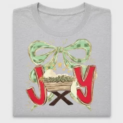 Joy Christmas Manger DTF Transfer