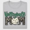 Volleyball Mom Leopard DTF Transfer