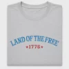 Land of The Free 1776 DTF Transfer