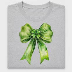 Watercolor Green Bow DTF Transfer