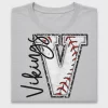 Vikings Baseball DTF Transfer
