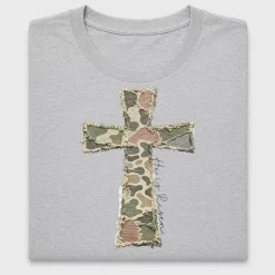 Patchwork Camo Cross DTF Transfer