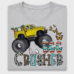 Egg Crushed Monster Truck DTF Transfer