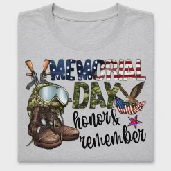 Memorial Day Honor Soldier Boots DTF Transfer