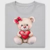 Teddy Bear Valentine Heart DTF Transfer