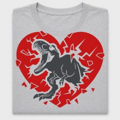 Dinosaur Heart Crusher DTF Transfer