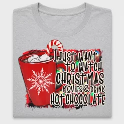 Christmas Movies Hot Chocolate DTF Transfer
