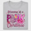 Pink Christmas Cake DTF Transfer