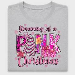 Pink Christmas Cake DTF Transfer