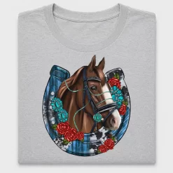 Western Horse Horseshoe DTF Transfer