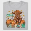 Hey Pumpkin Highland Cow DTF Transfer