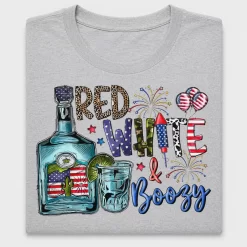 Red White Blue Boozy DTF Transfer