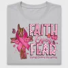 Faith Over Fear Breast Cancer DTF Transfer