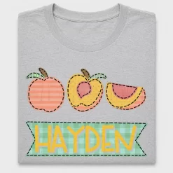 Peach Hayden Personalized DTF Transfer