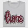 Lions Glitter Sequin DTF Transfer