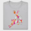 Colorful Leopard Reindeer DTF Transfer