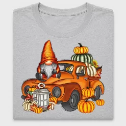 Fall Gnome Pumpkin Truck DTF Transfer