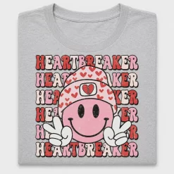Retro Heartbreaker Smiley DTF Transfer