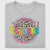 Teacher Leopard Print DTF Transfer