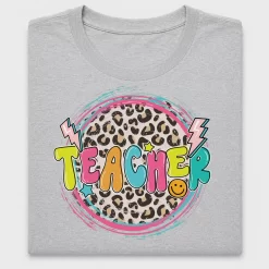 Teacher Leopard Print DTF Transfer
