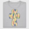 Colorful Cross DTF Transfer
