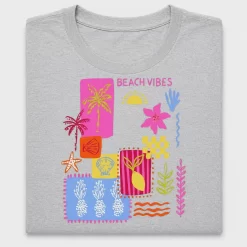 Beach Vibes Patchwork DTF Transfer