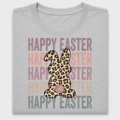 Leopard Cheetah Easter Bunny DTF Transfer